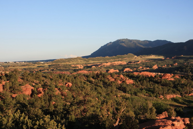 Colorado - Garden of the gods om eftermiddagen (billede 04)
