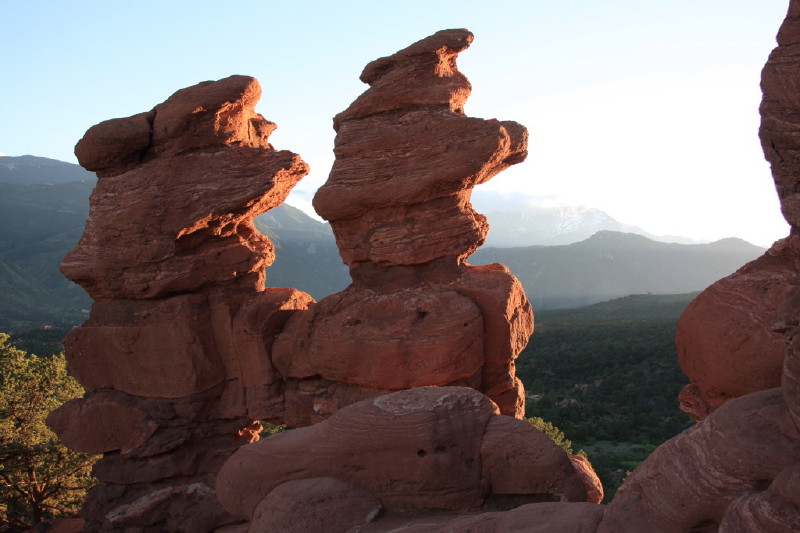 Colorado - Garden of the gods om eftermiddagen (billede 05)